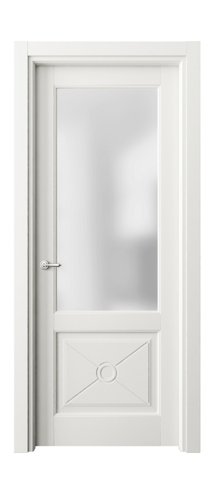 Межкомнатная дверь Тоскана Литера 6362 Матовый серый Сатинированное стекло Цена 109410 ₽ | Volhovec