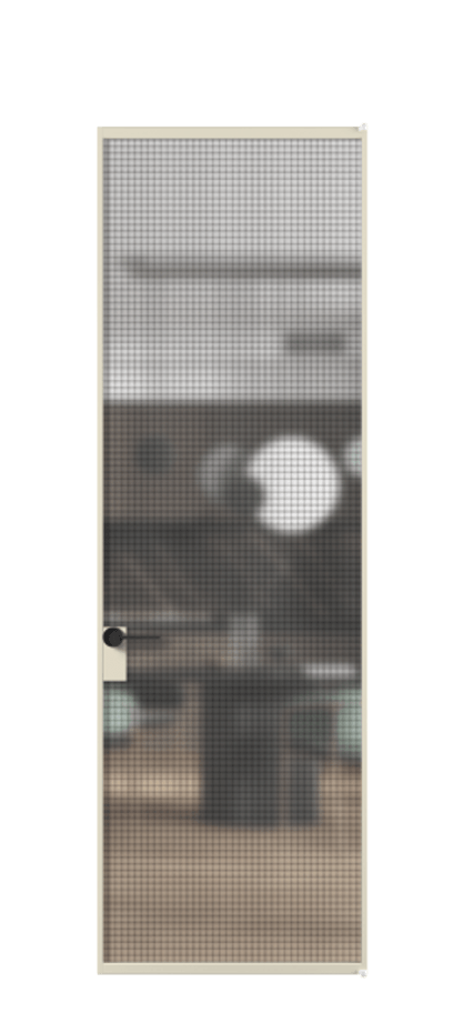 Алюминиевая дверь АЛПЛ040.01 Алюминий бежево-серый  Цена 125570  | Volhovec