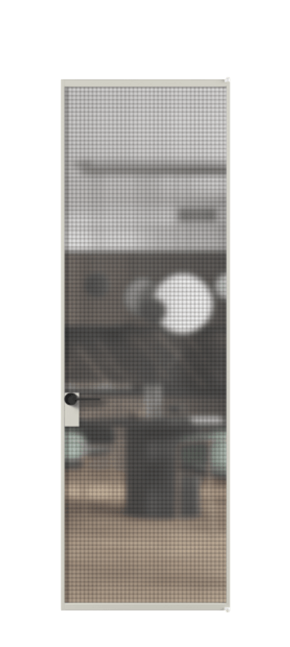 Алюминиевая дверь АЛПЛ040.01 Алюминий тёплый серый  Цена 125570  | Volhovec