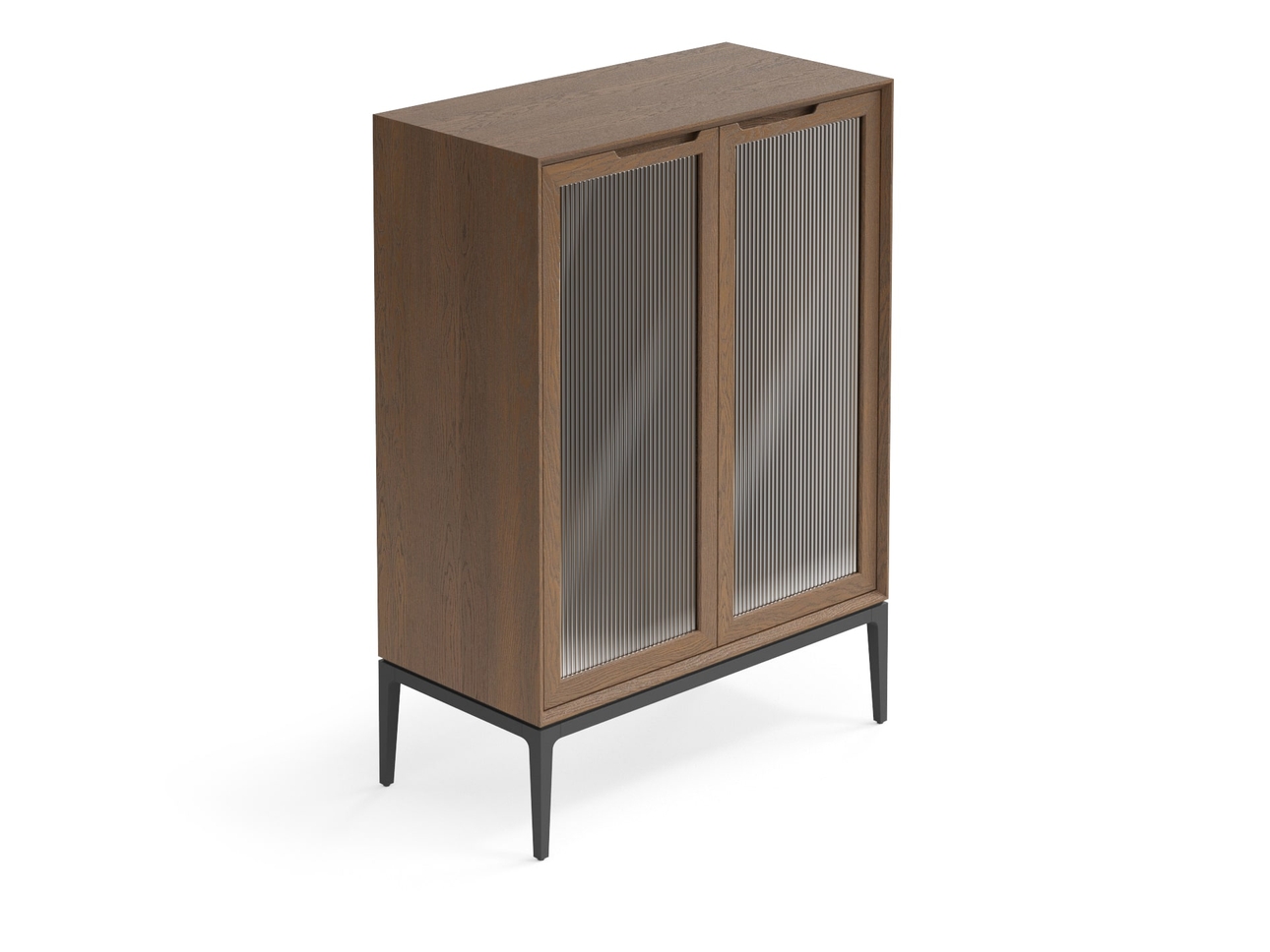 Витрина Velvet дуб каштановый матовый