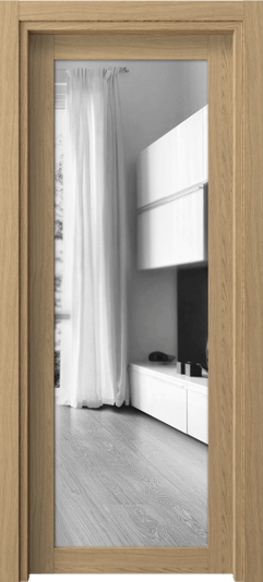 Дверь межкомнатная 2102 ЖМД ДВ ЗЕР. Цвет Жемчужный дуб. Материал Ламинатин. Коллекция Neo. Картинка.