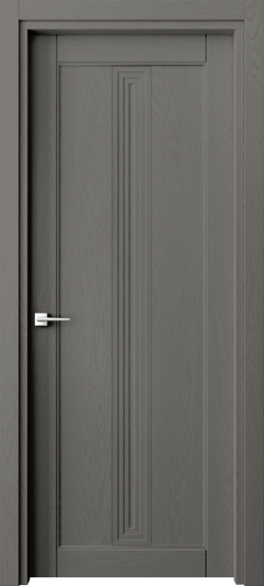 Дверь межкомнатная 6121 ДКЛС. Цвет Дуб классический серый. Материал Массив дуба эмаль. Коллекция Ego. Картинка.