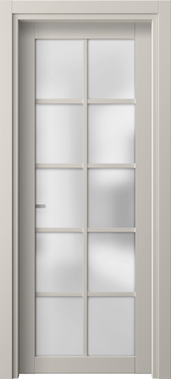 Дверь межкомнатная 2106 ПЭСС САТ. Цвет ПЭТ светло-серый. Материал ПЭТ. Коллекция Neo. Картинка.