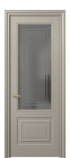 Межкомнатная дверь 8452 МБСК Серый сатин с гравировкой. Цвет Матовый бисквитный. Материал Гладкая эмаль. Коллекция Mascot. Фото. Дверь межкомнатная 8452 МБСК Серый сатин с гравировкой. Цвет Матовый бисквитный. Материал Гладкая эмаль. Коллекция Mascot. Картинка.