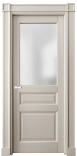 Дверь межкомнатная 6304 МСБЖ САТ. Цвет Матовый светло-бежевый. Материал Гладкая эмаль. Коллекция Тоскана Плано. Картинка.