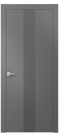 Дверь межкомнатная АКП 8042 МКЛС Матовый классический серый. Цвет Матовый классический серый. Материал Гладкая эмаль. Коллекция Линия. Картинка.
