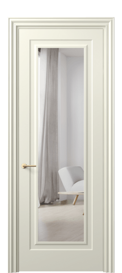 Межкомнатная дверь 8403 ММБ Зеркало с одной стороны. Цвет Матовый молочно-белый. Материал Гладкая эмаль. Коллекция Mascot. Фото. Дверь межкомнатная 8403 ММБ Зеркало с одной стороны. Цвет Матовый молочно-белый. Материал Гладкая эмаль. Коллекция Mascot. Картинка.