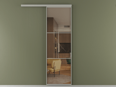 Перегородка Формато вдоль стены 1 створка